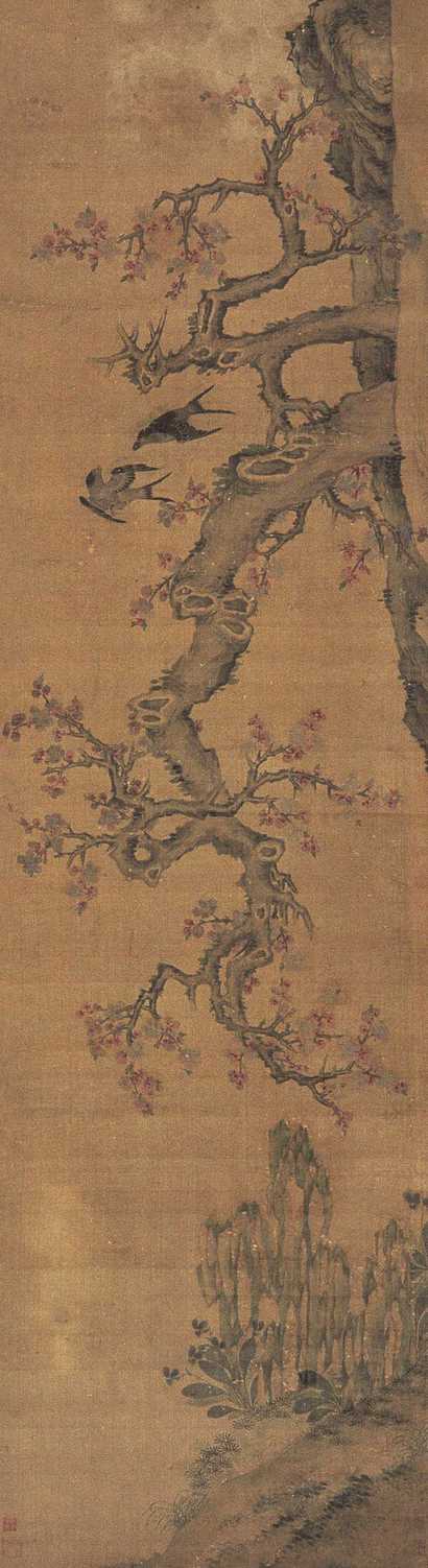 佚名 花鸟 立轴